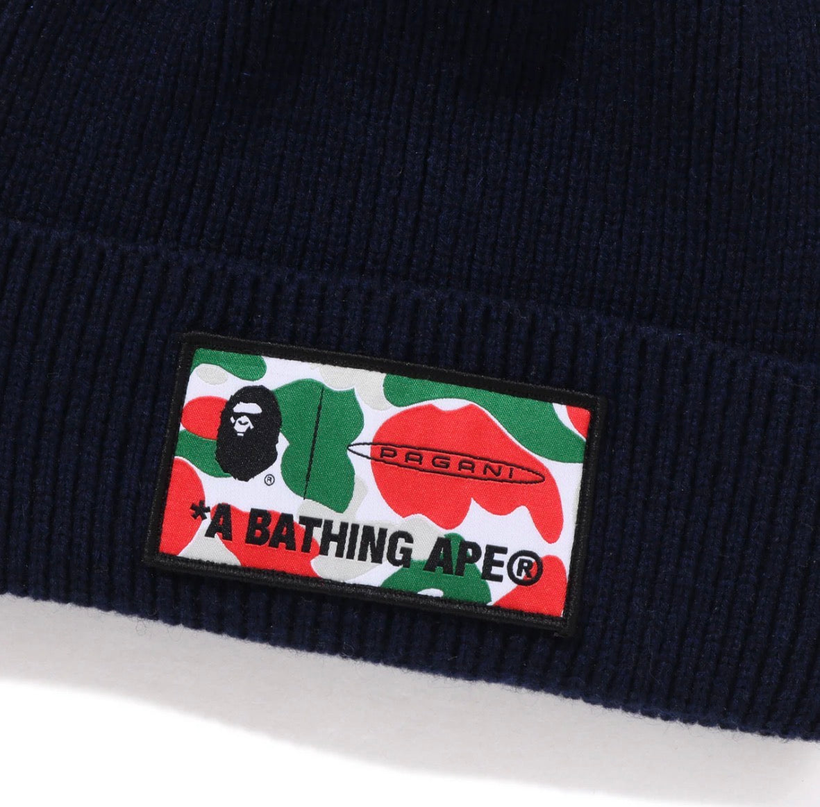 Pagani Utopia By BAPE Navy Beanie