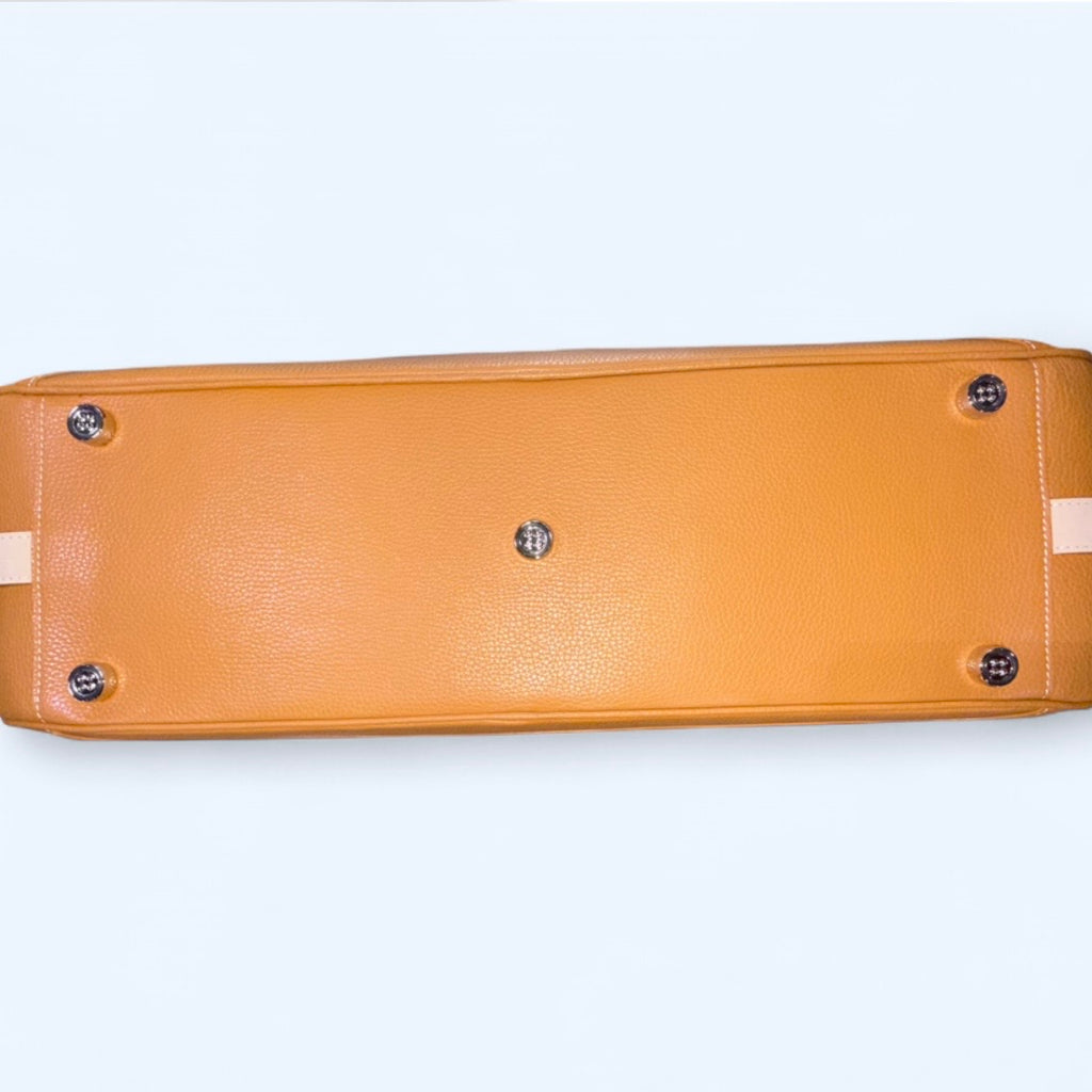 Tan Leather Weekender Bag