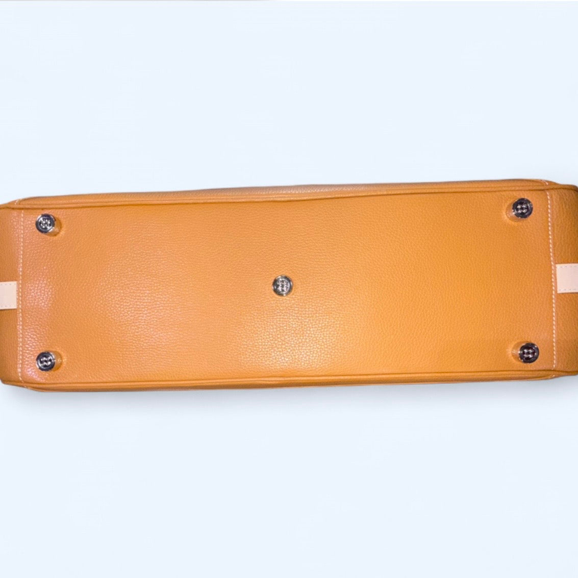 Tan Leather Weekender Bag