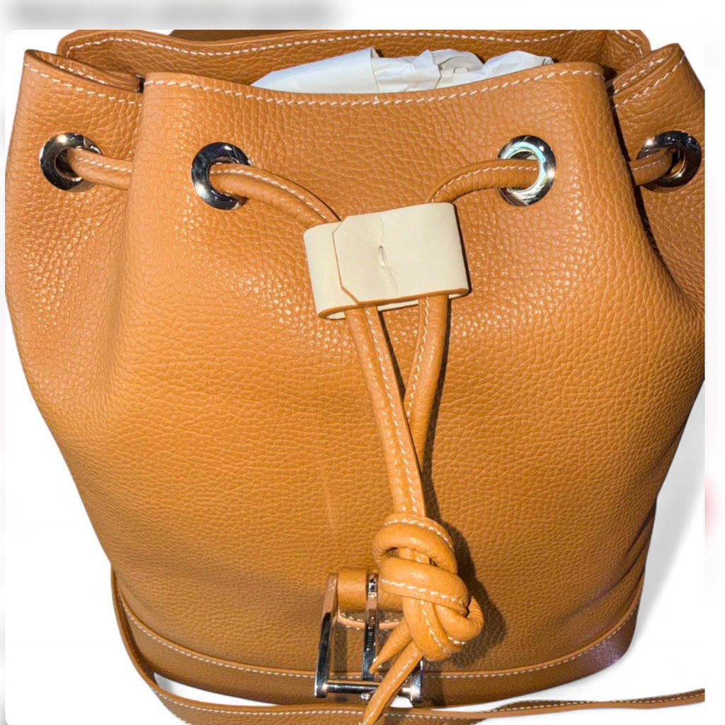 Women's Leather Backpack Tan