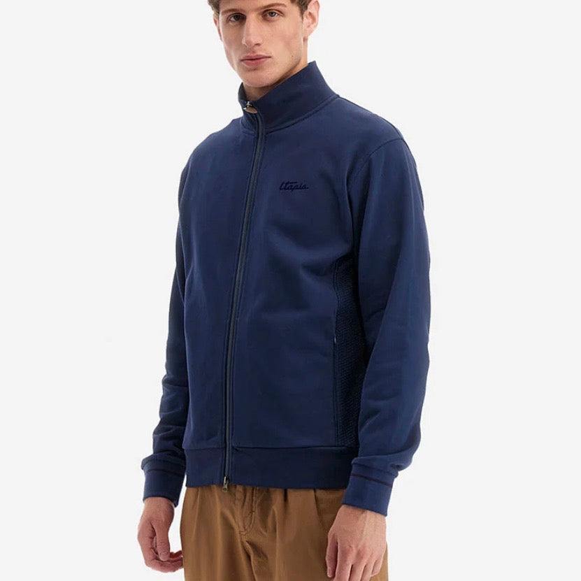Men's Full Zip Sweatshirt Avio Blue | Utopia Capsule by La Martina