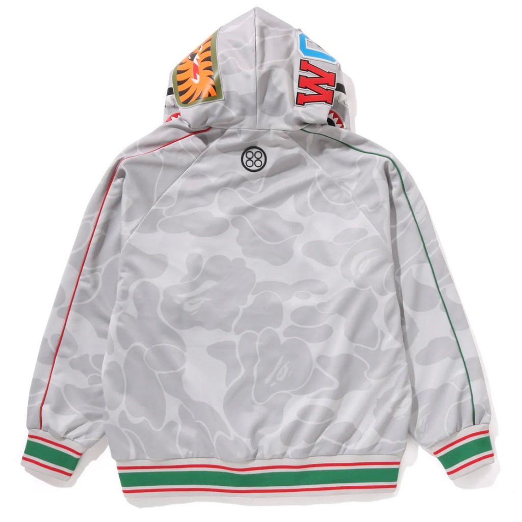 Pagani Utopia By BAPE Gray CAMO Shark Full Zip Hoodie