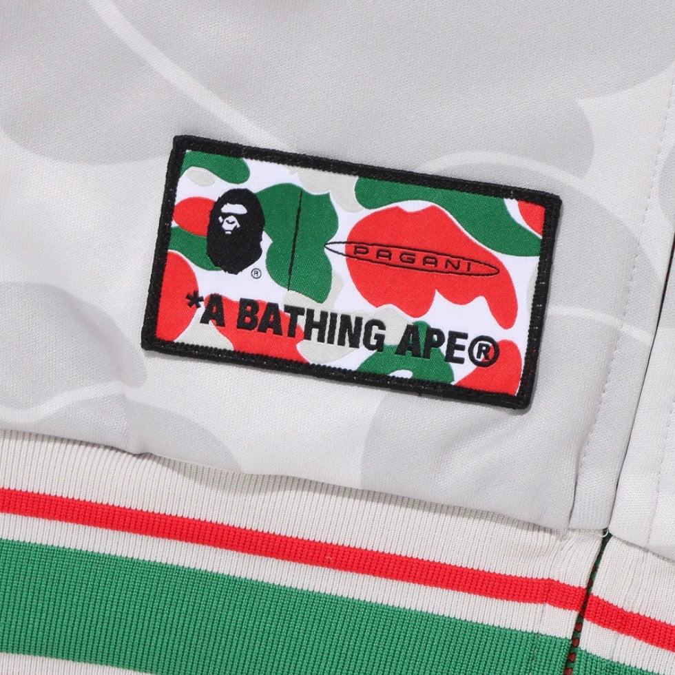 Pagani Utopia By BAPE Gray CAMO Shark Full Zip Hoodie