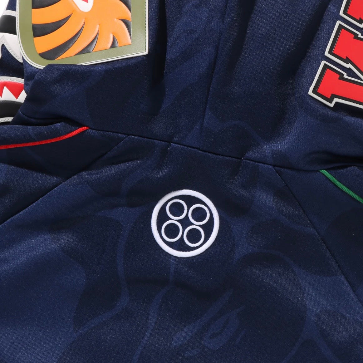 Pagani Utopia By BAPE Blue CAMO Shark Full Zip Hoodie