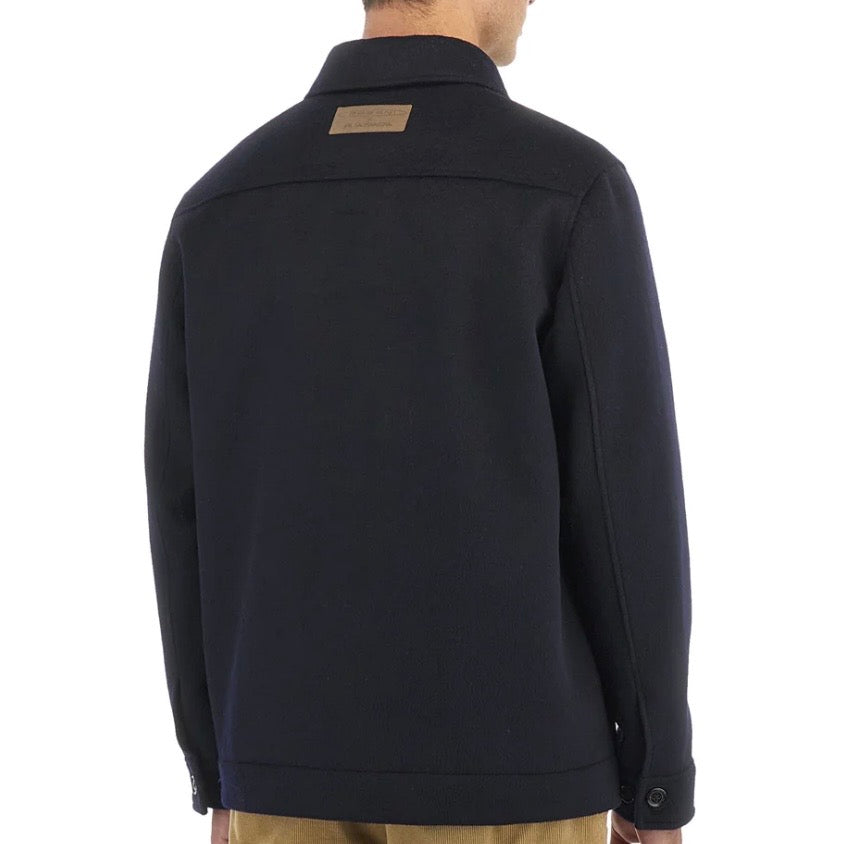 Navy Blue Wool and Cashmere Overshirt | Utopia Capsule by La Martina