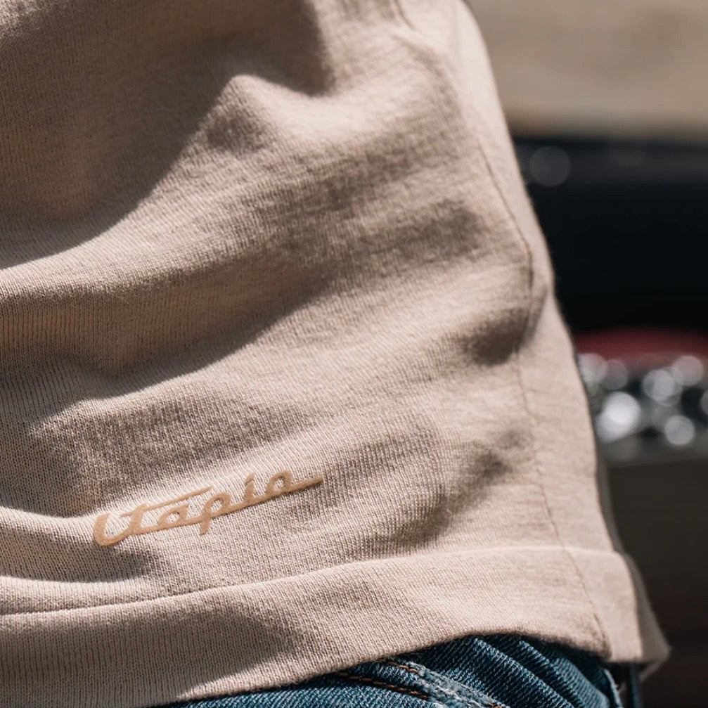 Men's Polo Tricot Cream | Utopia Capsule by La Martina