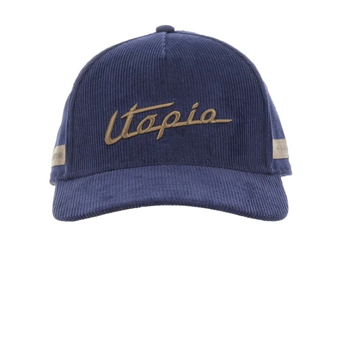 Navy Blue Velvet Baseball Cap | Utopia Capsule by La Martina