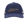 Navy Blue Velvet Baseball Cap | Utopia Capsule by La Martina