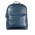Leather Backpack Navy