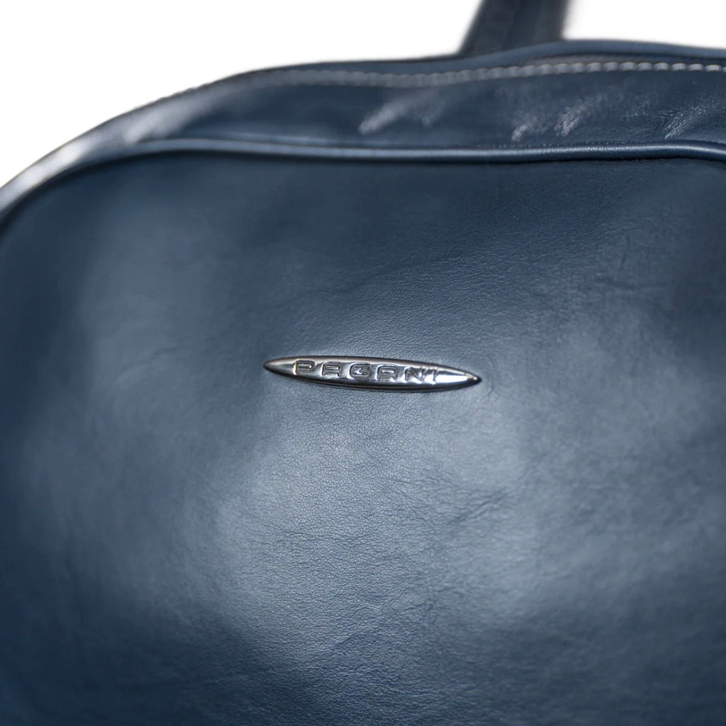 Leather Backpack Navy