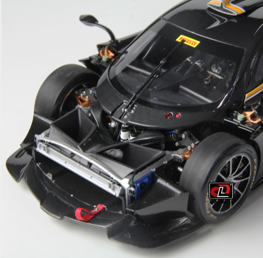 Pagani Huayra R 1:18 Scale Die Cast Model (Carbon Black)