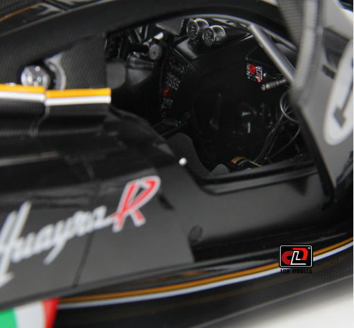 Pagani Huayra R 1:18 Scale Die Cast Model (Carbon Black)