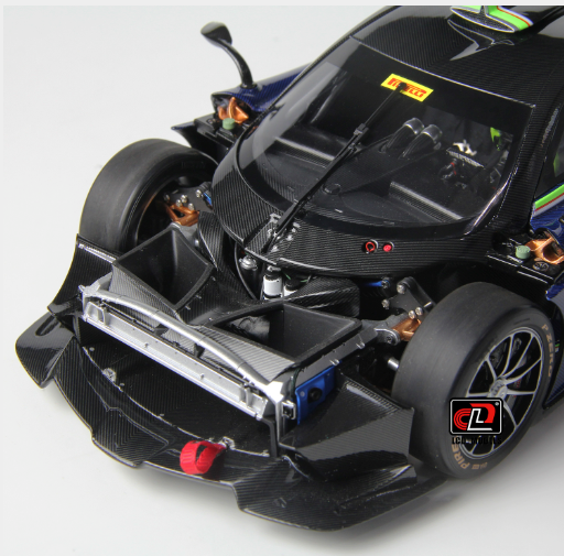Pagani Huayra R 1:18 Scale Die Cast Model (Carbon Blue)