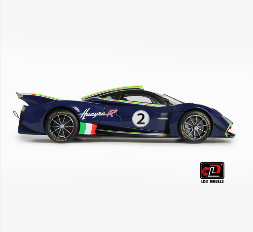 Pagani Huayra R 1:18 Scale Die Cast Model (Carbon Blue)