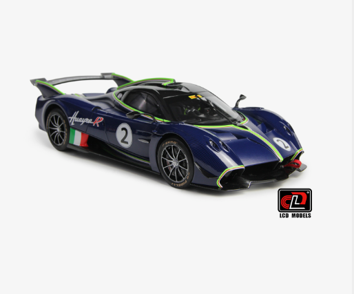 Pagani Huayra R 1:18 Scale Die Cast Model (Carbon Blue)