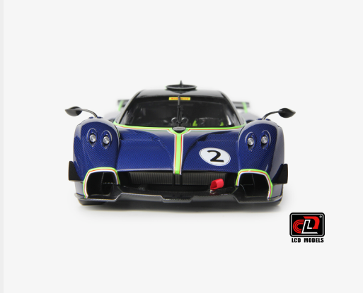 Pagani Huayra R 1:18 Scale Die Cast Model (Carbon Blue)