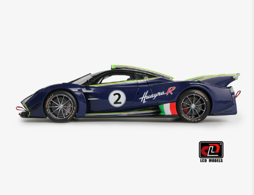 Pagani Huayra R 1:18 Scale Die Cast Model (Carbon Blue)
