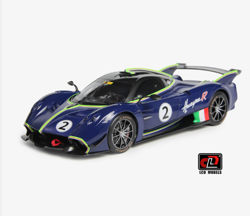Pagani Huayra R 1:18 Scale Die Cast Model (Carbon Blue)