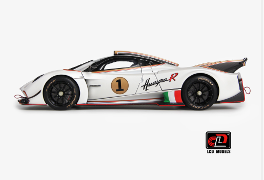 Pagani Huayra R 1:18 Scale Die Cast Model (Pearl White)