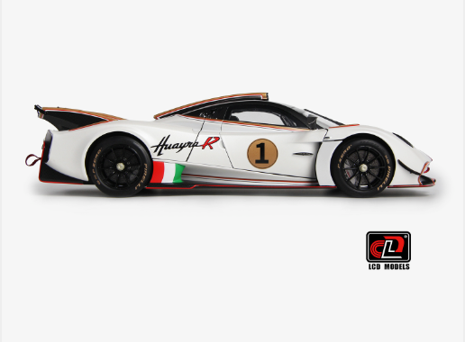Pagani Huayra R 1:18 Scale Die Cast Model (Pearl White)