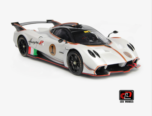 Pagani Huayra R 1:18 Scale Die Cast Model (Pearl White)