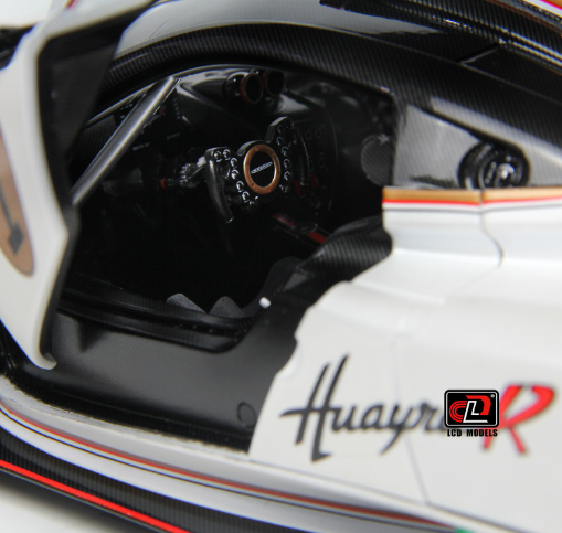 Pagani Huayra R 1:18 Scale Die Cast Model (Pearl White)