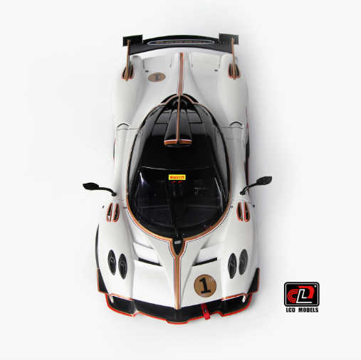 Pagani Huayra R 1:18 Scale Die Cast Model (Pearl White)