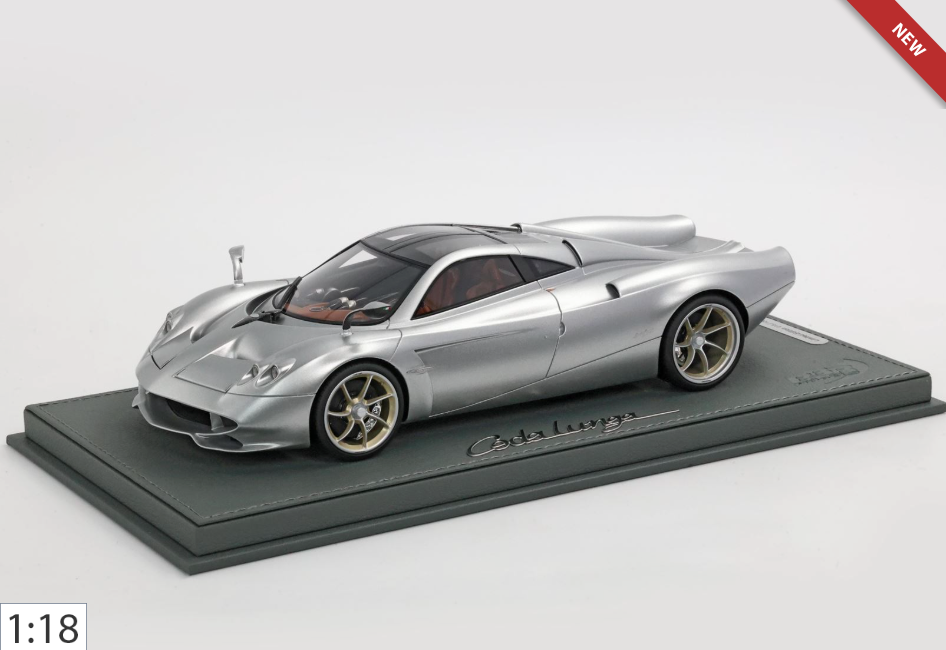 Pagani Huayra Codalunga 1:18 Scale Replica Model Car (Grigio Montecarlo)