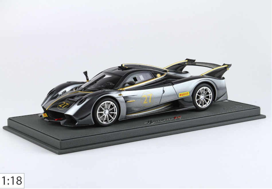 Pagani Huayra R Replica 1:18 Scale Model Car (Met Grey Color) Limited Edition 60/150