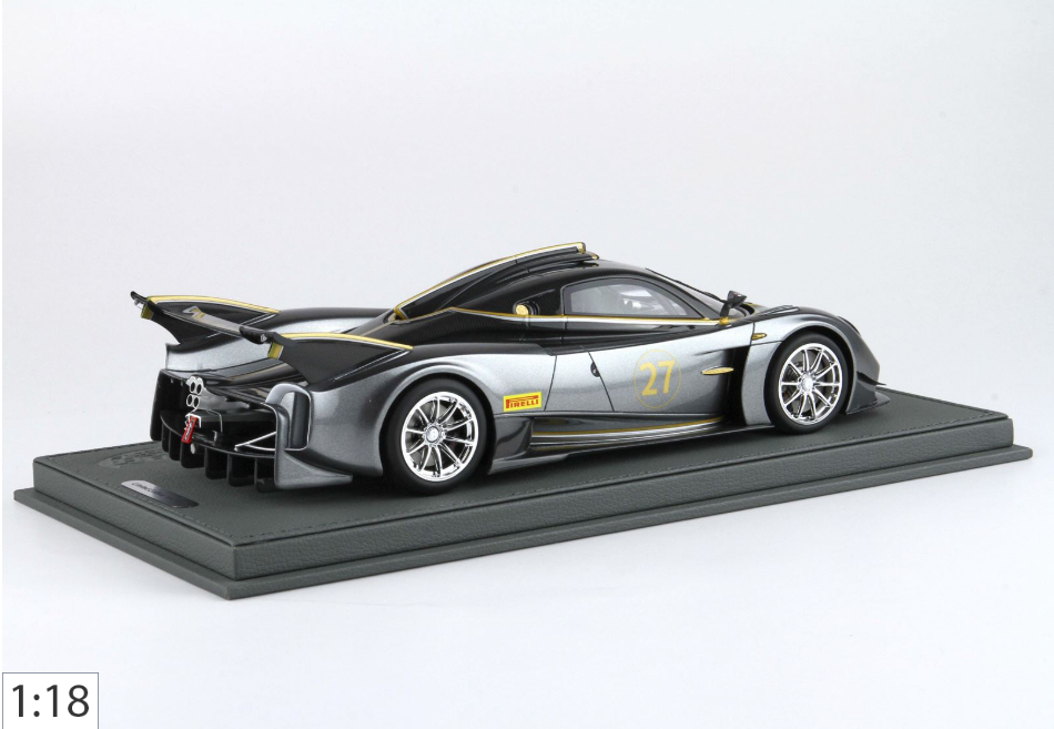 Pagani Huayra R Replica 1:18 Scale Model Car (Met Grey Color) Limited Edition 60/150