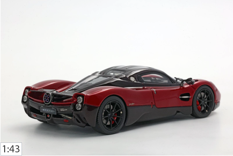 Pagani Utopia 1:43 Scale Replica Model Car (Rosso Dubai)