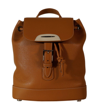 Women's Leather Backpack Tan