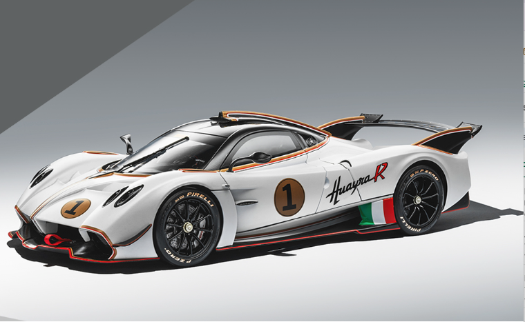 Pagani Huayra R 1:18 Scale Die Cast Model (Pearl White)