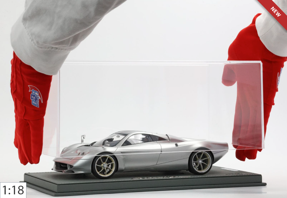 Pagani Huayra Codalunga 1:18 Scale Replica Model Car (Grigio Montecarlo)
