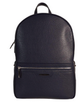 Leather Backpack Navy