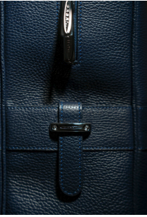 Leather Backpack Navy